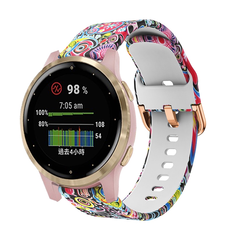 2025年 時計バンド のために ガーミン Forerunner 265S 255S Venu 3S 2S Vivoactive 4S 3S 2S Vivomove 3S 18mm シリコーン 置換 ストラップ 18mm スポーツバンド リストバンド  コレクション – $10.99 –P3