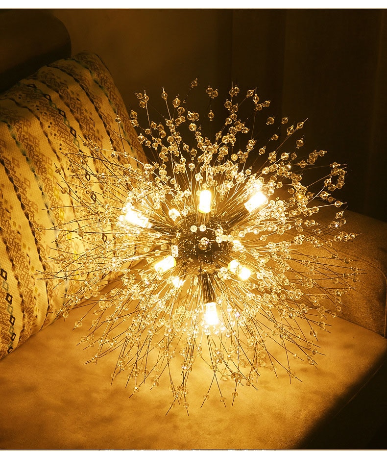 40/50/55/60 εκ. led μενταγιόν φωτιστικό σπούτνικ σχέδιο υδρόγειο μεταλλικό μοντέρνο στυλ υδρόγειο floral στυλ επιμεταλλωμένο καλλιτεχνικό μοντέρνο 220-240v 2026 - $250.59 –P7