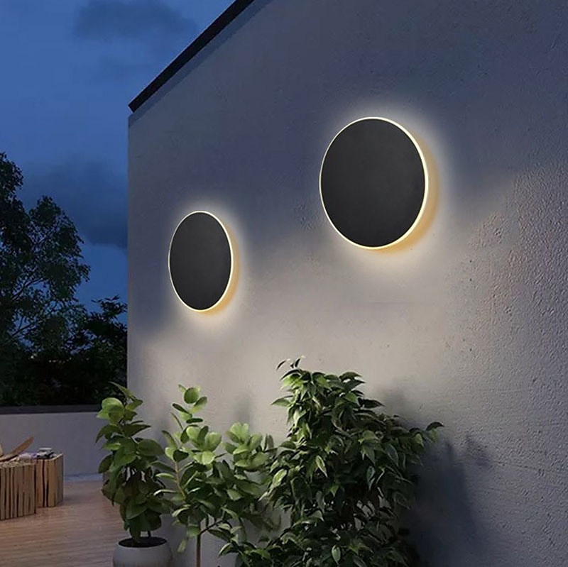 Las luces de pared al aire libre modernas impermeables llevaron la luz de pared de hierro al aire libre 220-240v 10 w 2025 - $112.99 –P6