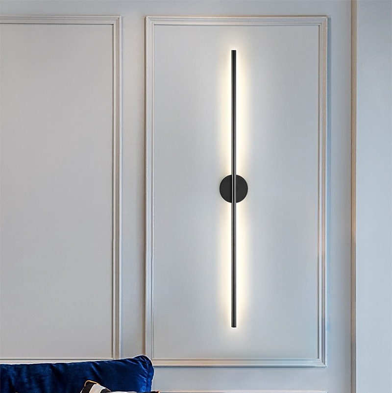 1-light led indoor wandlampen nordic stijl inbouw wandlampen moderne eenvoudige woonkamer winkels/cafes acryl wandlamp 110-120v 220-240v 2025 - $141.99 –P7