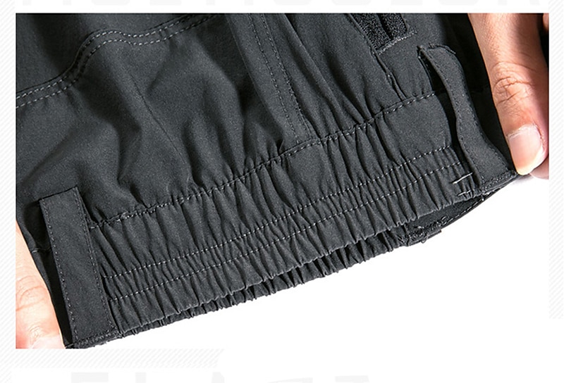 Men's Convertible Zip Off Pants Hiking Pants Trousers Summer Outdoor Waterproof Breathable Quick Dry Stretchy Pants / Trousers Bottoms Elastic Waist Army Green Dark Grey Elastane Hunting Fishing 2025 - $34.99 –P5
