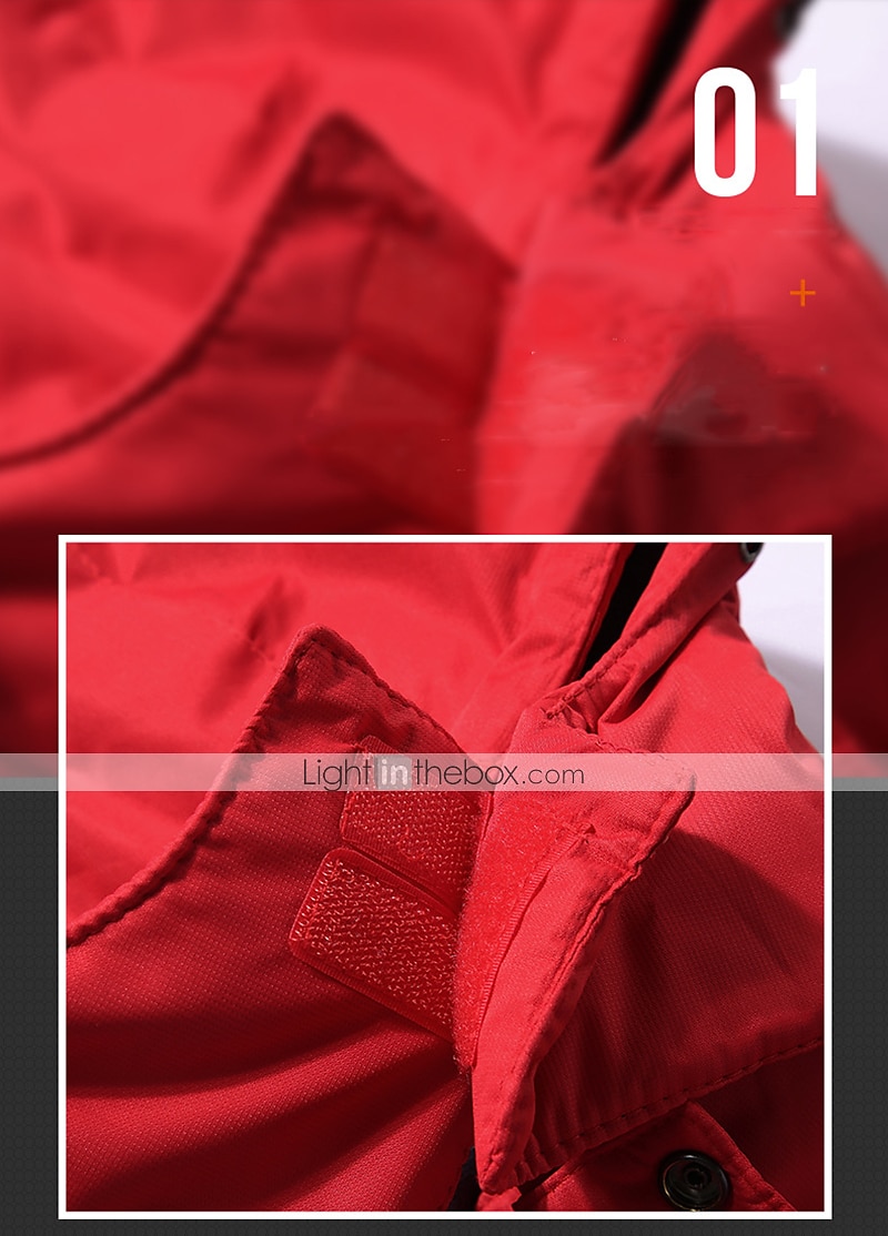Herren Winterjacke Fleecejacke Soft Shell Jacke Windbreaker Klettern Wintersport warm Wasserdicht Mit Kapuze WASSERDICHT Winter Herbst Sportbekleidung Standard Rot Armeegrün Helles Schwarz Hellblau 2025 - $43.19 –P6