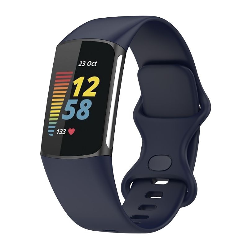 2025年 時計バンド のために Fitbit Charge 5 シリコーン 置換 ストラップ ソフト 高通気性 リストバンド  コレクション – $11.99 –P18