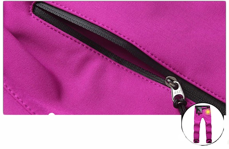 Dámské Dağcı Pantolonu Fleecové kalhoty Softshellové kalhoty Zima Venkovní Slim Zahřívací Zateplená podšívka Voděodolný Větruvzdorné Kalhoty Spodní část oděvu Černá Červená Spandex Outdoor a 2025 - $34.99 –P8