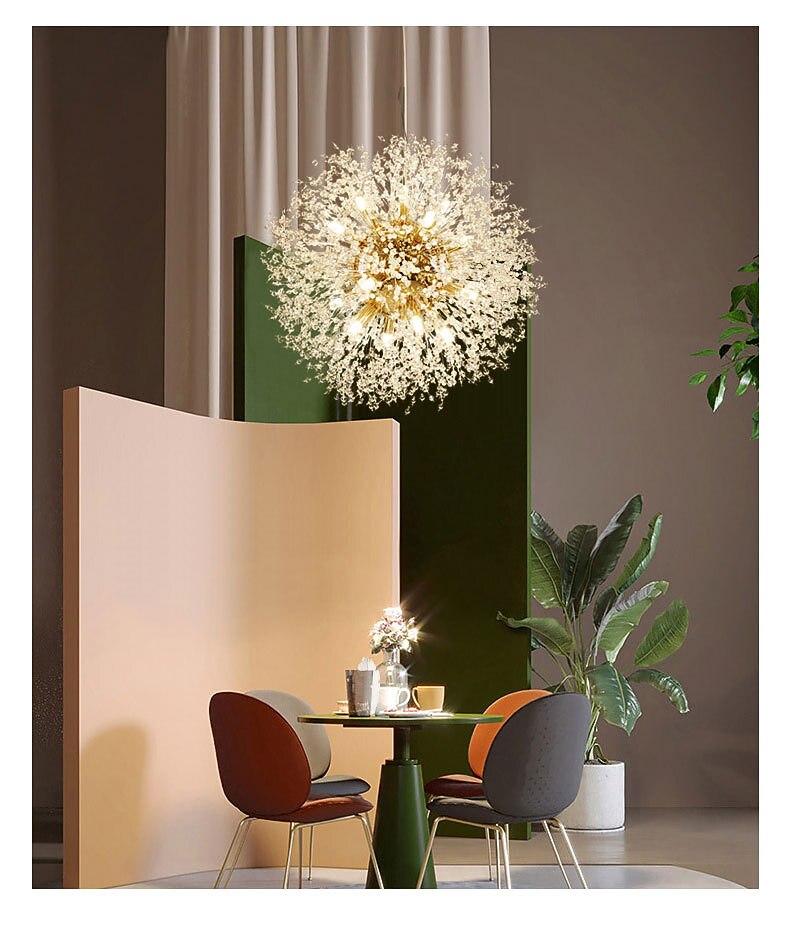 40/50/55/60 εκ. led μενταγιόν φωτιστικό σπούτνικ σχέδιο υδρόγειο μεταλλικό μοντέρνο στυλ υδρόγειο floral στυλ επιμεταλλωμένο καλλιτεχνικό μοντέρνο 220-240v 2026 - $250.59 –P8