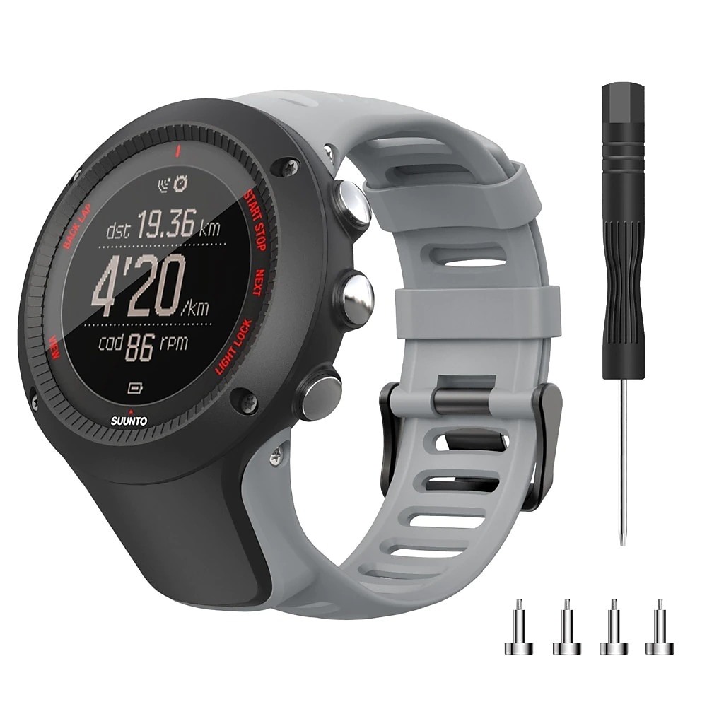 Ремешок для часов для Suunto Ambit 3S 3R 3P 2S 2R 3 2 1 Peak Sport Run силиконовый Замена Ремень Эластичный Дышащий Спортивный ремешок Браслет 2025 - $19.99 –P10
