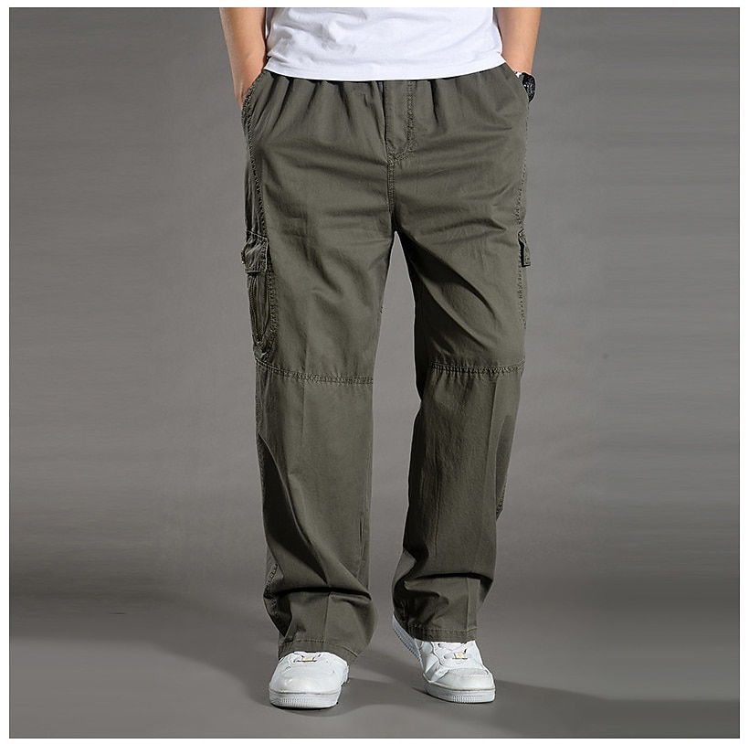 Per uomo Pantaloni da escursionismo Pantaloni da Lavoro Pantaloni cargo da escursionismo Estate Primavera Esterno Ripstop Delicato sulla Pelle Asciugatura Rapida Multi tasche Pantaloni Nero Verde del 2025 a $29.99 –P6