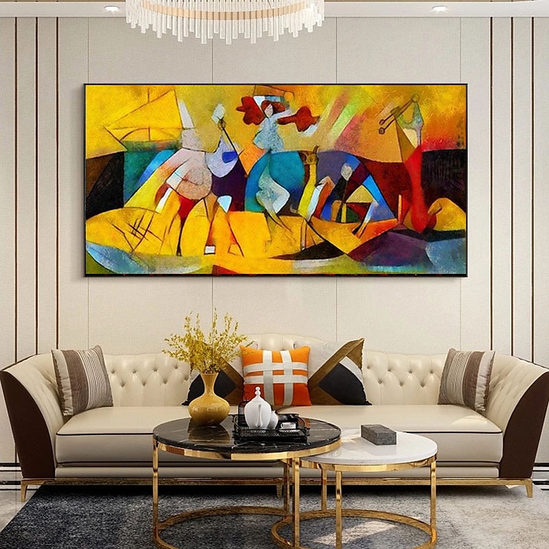 2025年 油絵手作り手描き壁アート古典的な有名なパブロピカソ家の装飾の装飾ロールキャンバスフレームなしストレッチなし  コレクション – $195.99 –P3