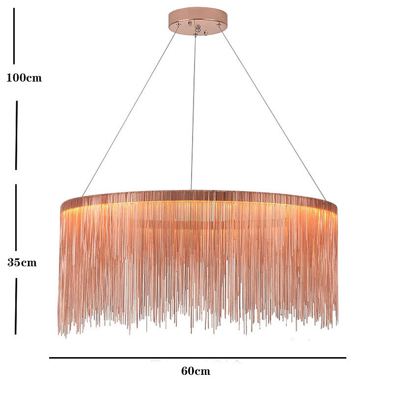 2025年 60cm　ペンダント　ライト　ランタン　デザイン　金属　電気メッキ　LED　220-240v　レストランバークリエイティブ　パーソナライズランプ　インテリア照明　モダン　ペンダント　ライト　オシャレ  コレクション – $687.99 –P3