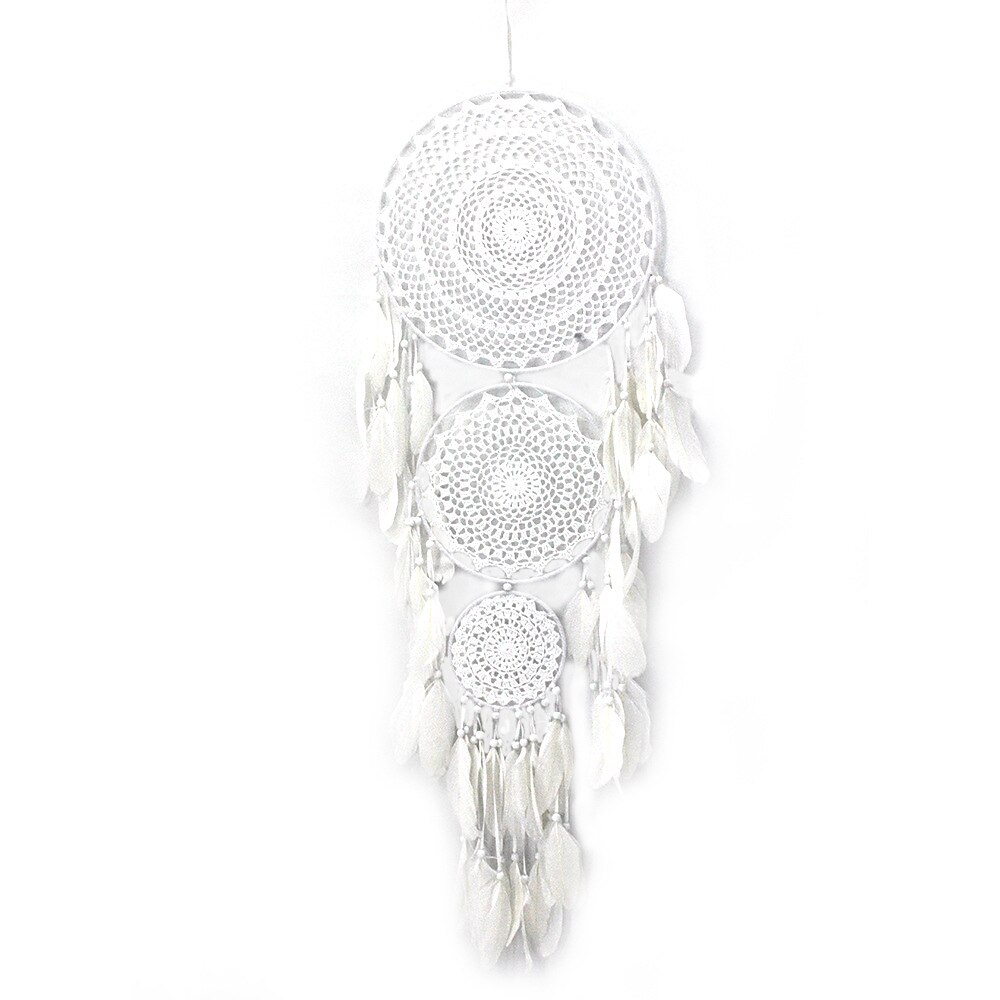 Boho apanhador de sonhos, presente artesanal, decoração de parede, ornamento de arte, artesanato, pena, para crianças, quarto, festival de casamento, presente de aniversário de 2025 por $28.99 –P6