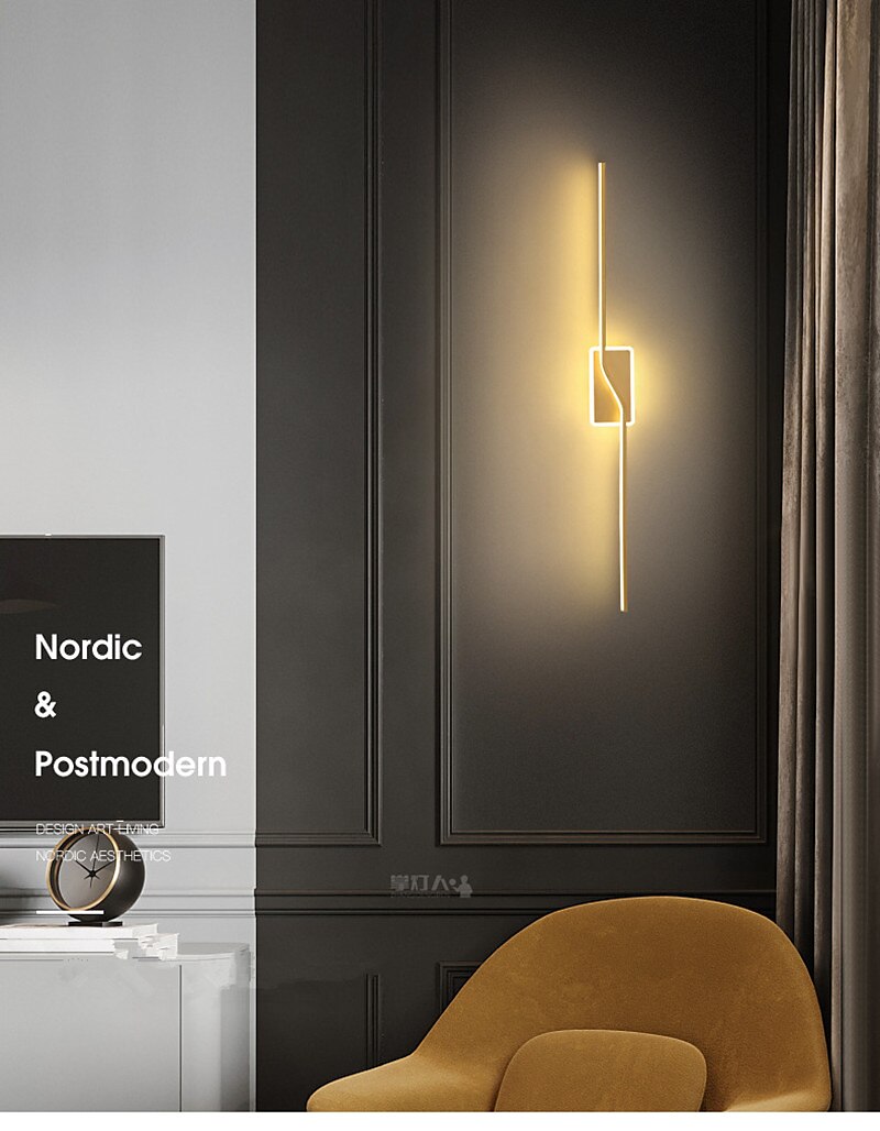 Lightinthebox Nordic LED Wall Light Bedroom Living Room Modern Simple Bedside Lamp Aisle Background Wall Mirror Front Lamp 2025 - $120.99 –P1