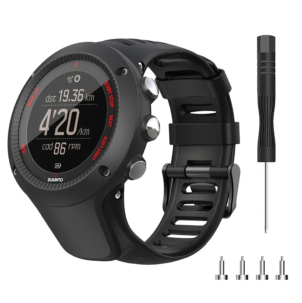 Ремешок для часов для Suunto Ambit 3S 3R 3P 2S 2R 3 2 1 Peak Sport Run силиконовый Замена Ремень Эластичный Дышащий Спортивный ремешок Браслет 2025 - $19.99 –P6
