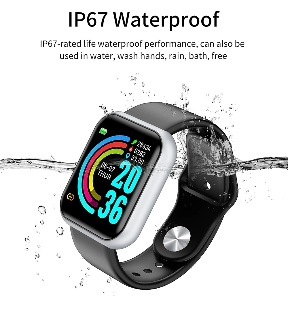 1.3 inch smart bluetooth watch online accurate pedometer deeply life waterproof charger