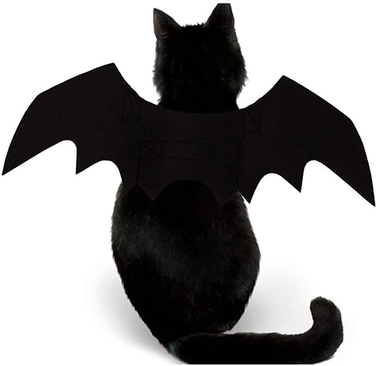 Halloween Haustier Hund Katze Schwarz Fledermausflügel Nette Bat Wings Kostüm 