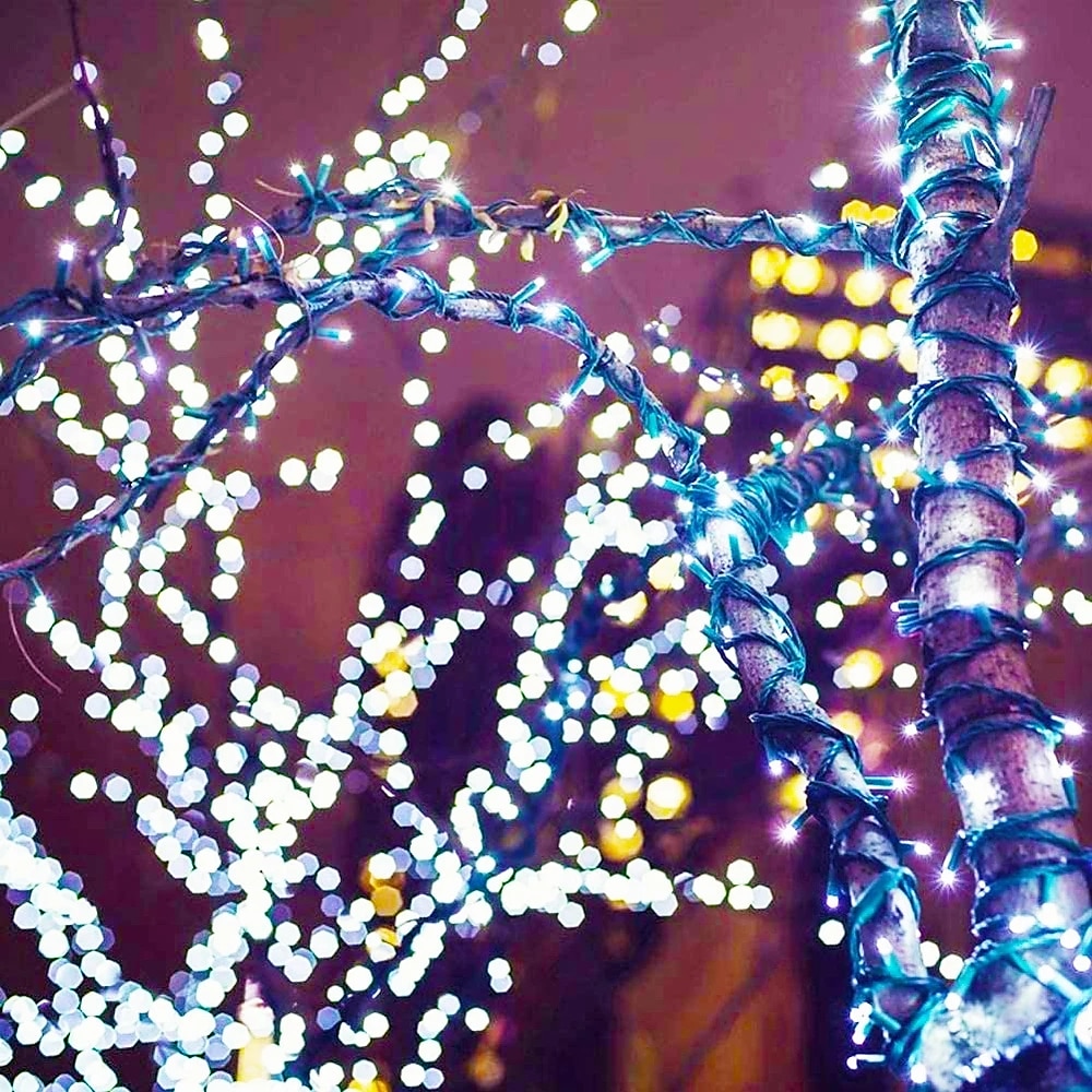 Kültéri Vízálló Napelem LED Füzér Fények 5M-20LEDs 7M-50LEDs 12mM-100LEDs 22M-200LEDs Tündér Fény Ünnepi Világítás Fához Fények Esküvői Party Karácsony/Halloween Kerti Beltéri Kültéri Dekoráció 2025 - $10.99 –P11