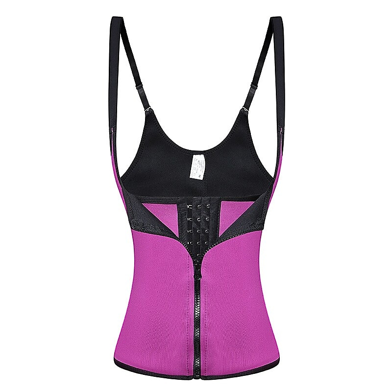Camiseta sin mangas de neopreno Faja para entrenamiento de Cintura Sudadera de entrenamiento caliente sin mangas Chaleco de adelgazamiento 0.000*0.000*0.000 cm Deportes Poliéster Neopreno 2025 - $17.99 -P16