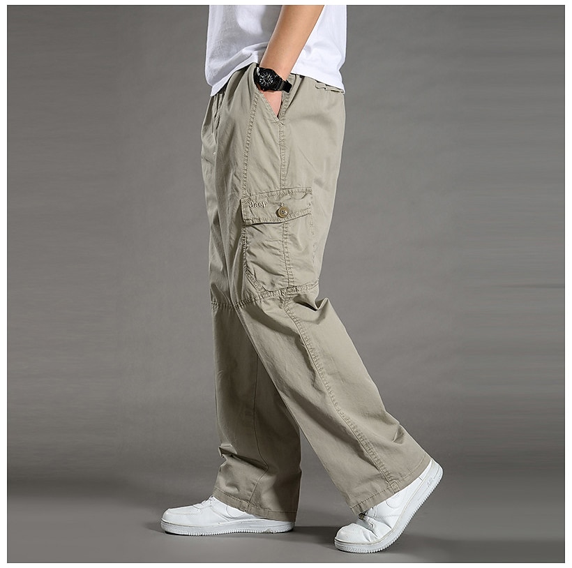 Per uomo Pantaloni da escursionismo Pantaloni da Lavoro Pantaloni cargo da escursionismo Estate Primavera Esterno Ripstop Delicato sulla Pelle Asciugatura Rapida Multi tasche Pantaloni Nero Verde del 2025 a $29.99 –P4