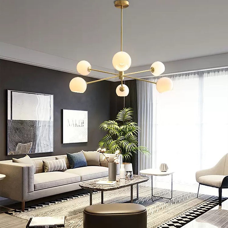 95 cm pingente sputnik design led luzes de montagem embutida led metal galvanizado acabamentos pintados modernos 220-240v de 2025 por $601.99 –P8