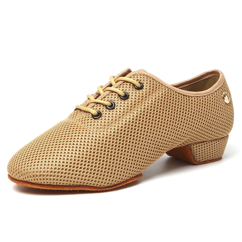 Mulheres Sapatos de Dança Latina Praticar tênis de dança para treinar Treino Espetáculo Sandálias com cadarço Sandálias com tiras Oxford Parte inferior de dois pontos Salto Grosso Dedo Fechado Adulto de 2025 por $46.99 –P10