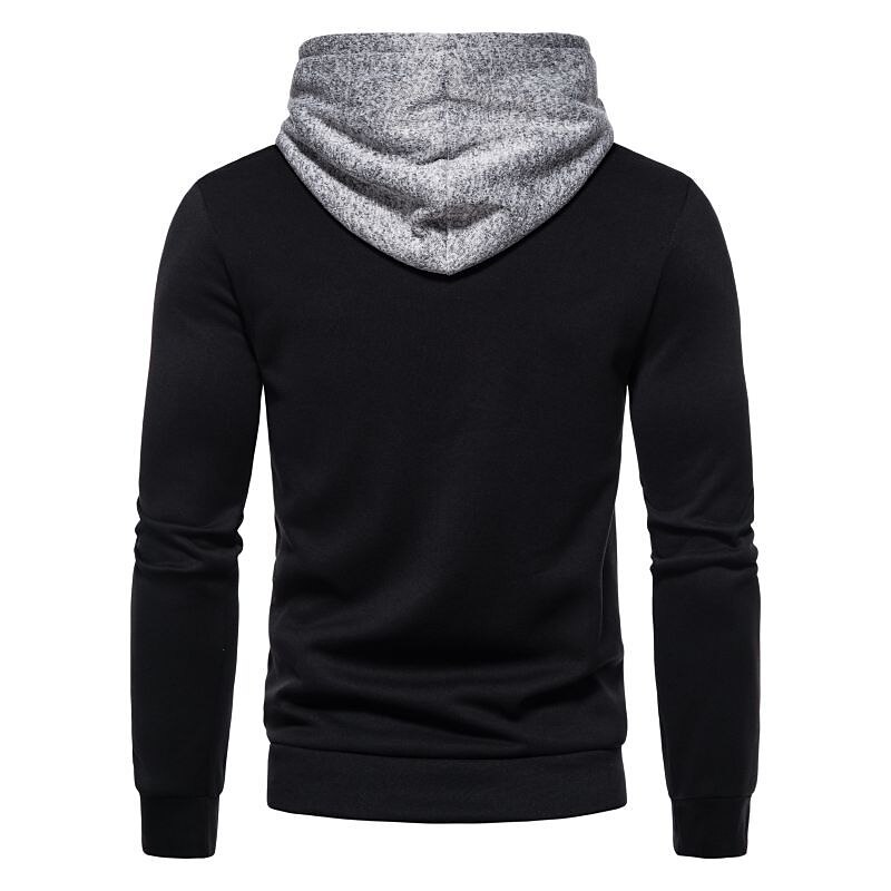 Bărbați Mărime Plus Hanorac cu Glugă Mare si inalt Bloc Culoare Capișon Manșon Lung Toamna iarna Designer Îmbrăcăminte sportivă Casual Mare si inalt Casual Zilnic Topuri 2026 - $28.99 –P6