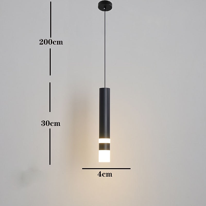 1-flammig 4 cm minimalistisches design pendelleuchte led moderne metall lackierte oberflächen büro Esszimmer schlafzimmer pendelleuchte 110-120v 220-240v 2025 - $135.99 –P2