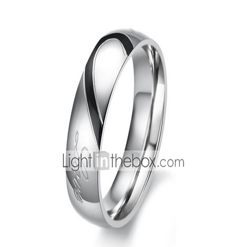 Herren Damen 2St Manschettenknöpfe Eheringe Bandring Verlobungsring Hochzeit Party zweifarbig damas Einfach Silber 2026 - $10.49 –P8