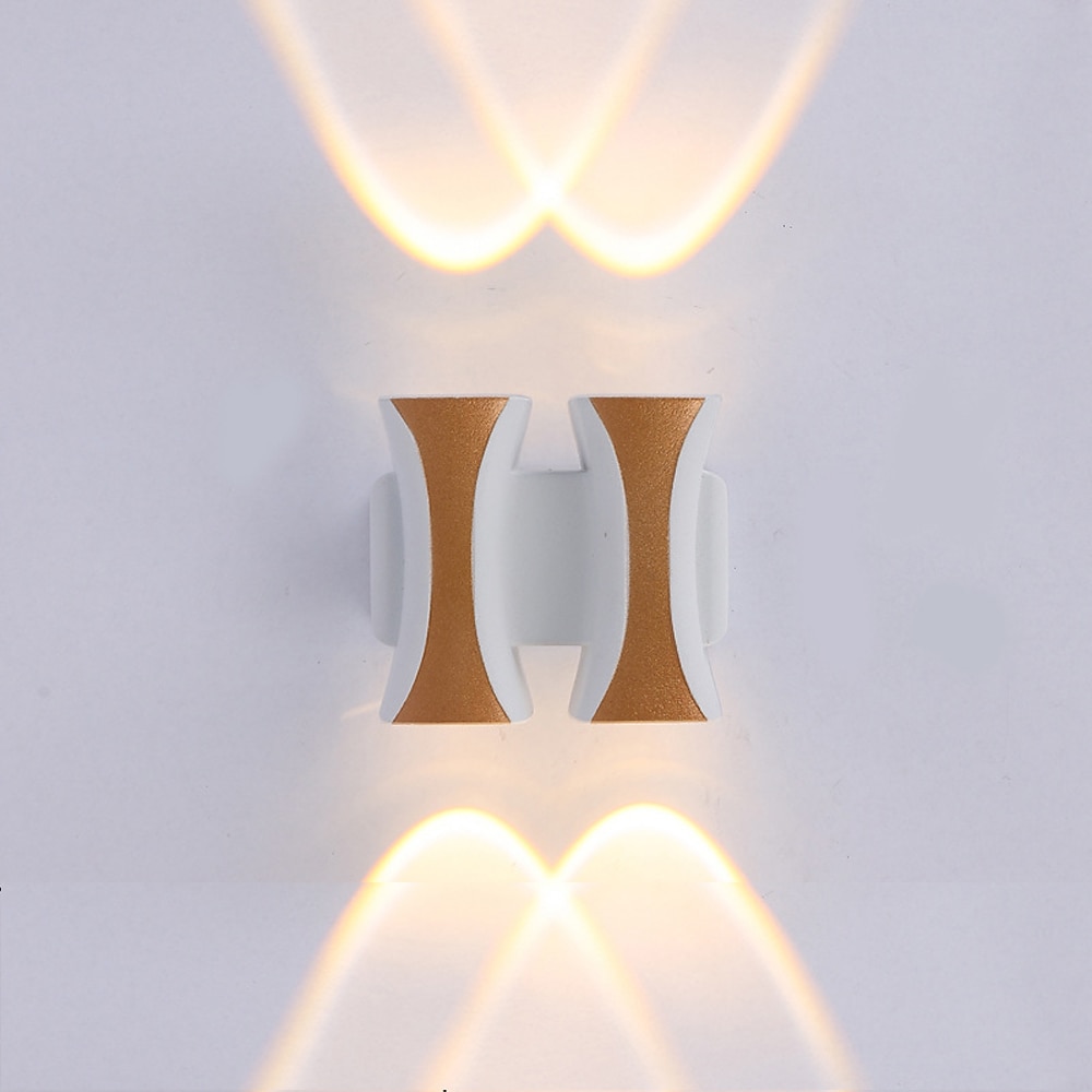 lightinthebox monipäinen pylväs vedenpitävä led-seinävalaisin 4w 6w 8w moderni ulkokuistilamppu ulkoseinävalaisin 3000k lämmin valkoinen 4000k luonnonvalo soveltuu oviaukon käytävään autotalliin 2025 - $33.99 –P7
