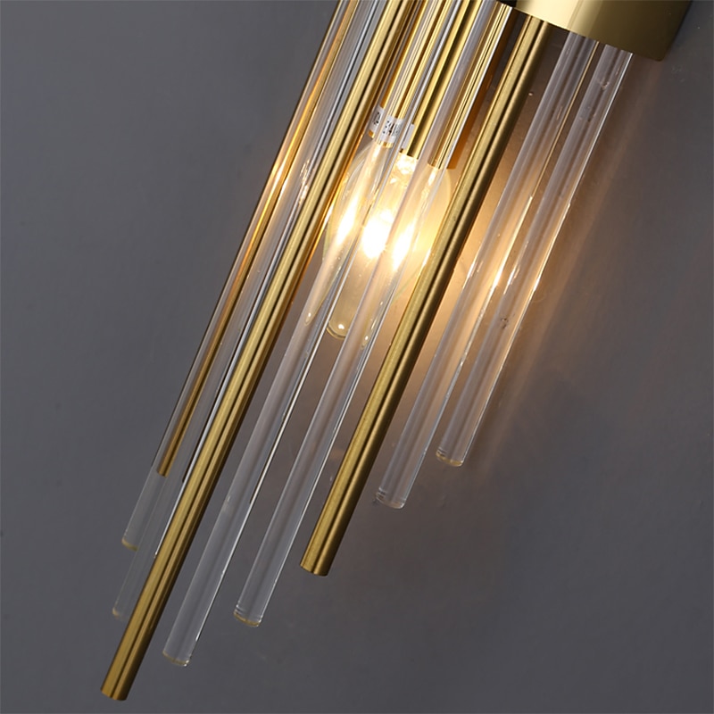 Φωτιστικό τοίχου εσωτερικού χώρου 58cm led φως πολυτελείας κρυστάλλινο σχέδιο μεταμοντέρνα σκανδιναβικού στυλ φωτιστικά τοίχου σαλόνι καταστήματα / καφετέριες κρυστάλλινο φωτιστικό τοίχου 220-240v 2026 - $85.99 –P9