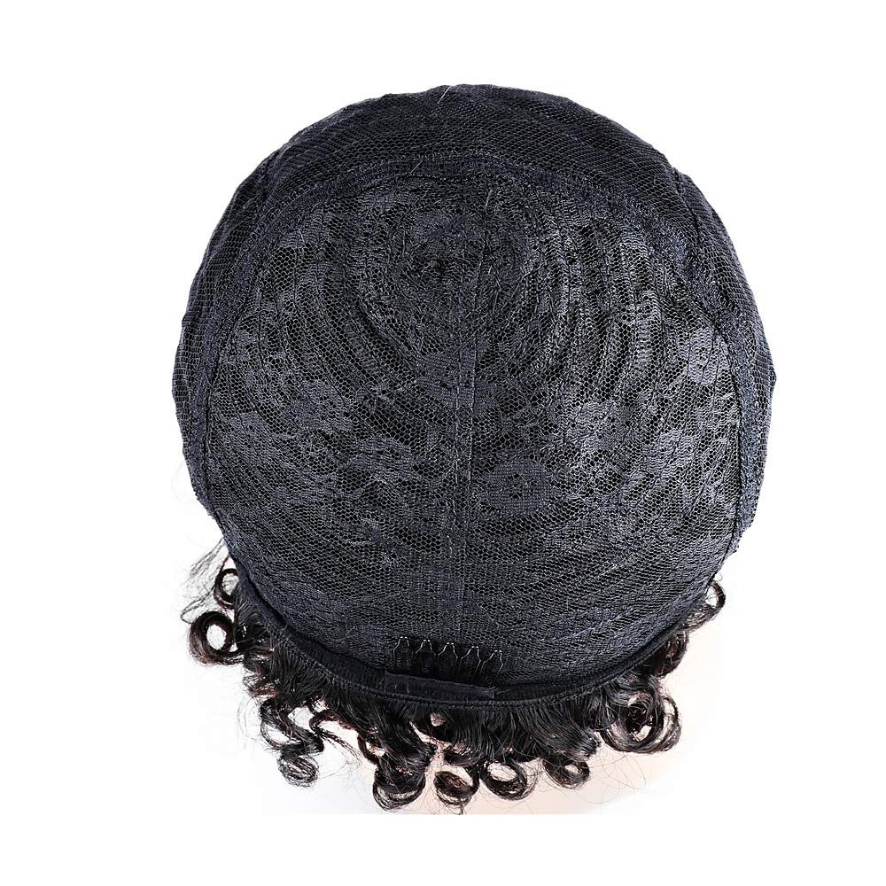 parrucche nere per le donne parrucche corte afro crespi ricci per le donne capelli sintetici resistenti al calore per la festa quotidiana del 2025 a $17.49 –P6