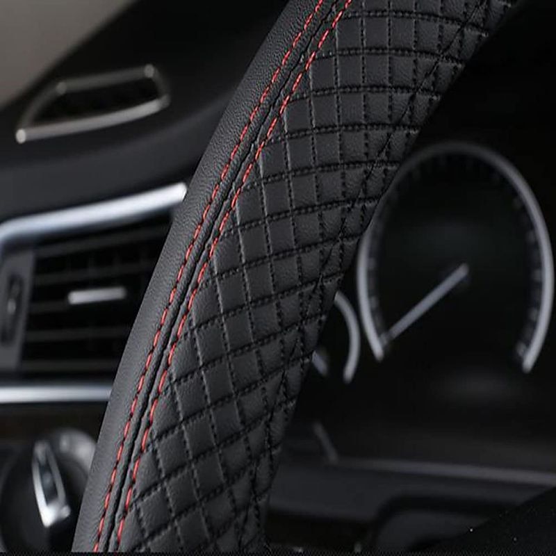 coprivolante per auto in pelle universale antiscivolo da 15 pollici&amp;amplificatore; inodore del 2025 a $27.99 –P1
