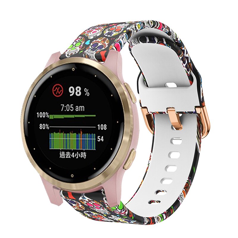 2025年 時計バンド のために ガーミン Forerunner 265S 255S Venu 3S 2S Vivoactive 4S 3S 2S Vivomove 3S 18mm シリコーン 置換 ストラップ 18mm スポーツバンド リストバンド  コレクション – $10.99 –P7