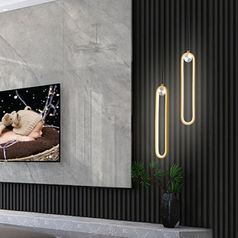 40cm LED Pendant Light Single Design Aluminium Alloy Formal Modern Style Stylish Painted Finishes Dining Room Bedroom Lights 110-240V 2025 - $120.99 –P7