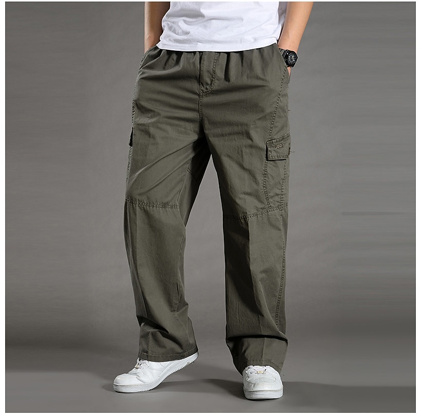 Per uomo Pantaloni da escursionismo Pantaloni da Lavoro Pantaloni cargo da escursionismo Estate Primavera Esterno Ripstop Delicato sulla Pelle Asciugatura Rapida Multi tasche Pantaloni Nero Verde del 2025 a $29.99 –P9