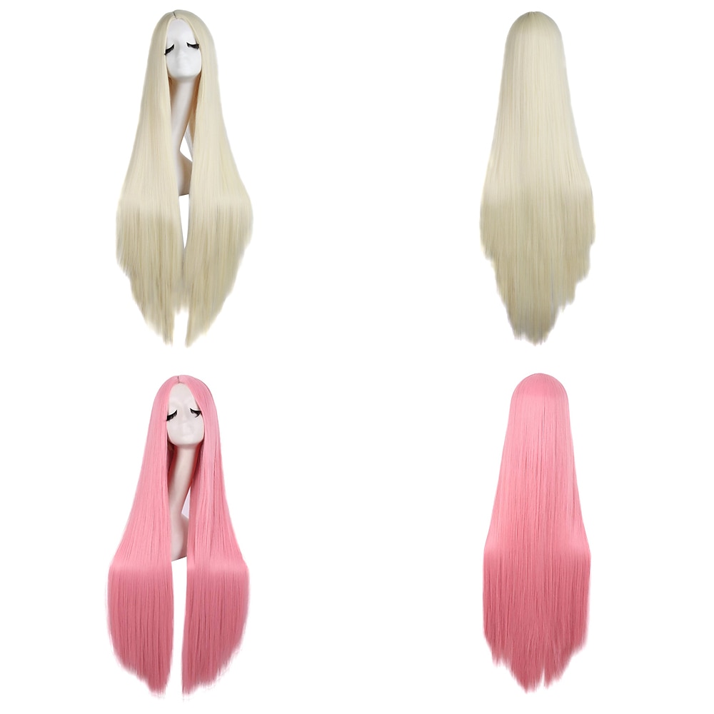 Black Wigs for Women The Addams Family Wig Long Black Wig Cosplay Wig Synthetic Wig Cosplay Wig Long Azure Light Brown Lake Blue Blonde Pink Synthetic Hair 34 Inch Women'S Halloween Wigs 2025 - $20.99 –P2