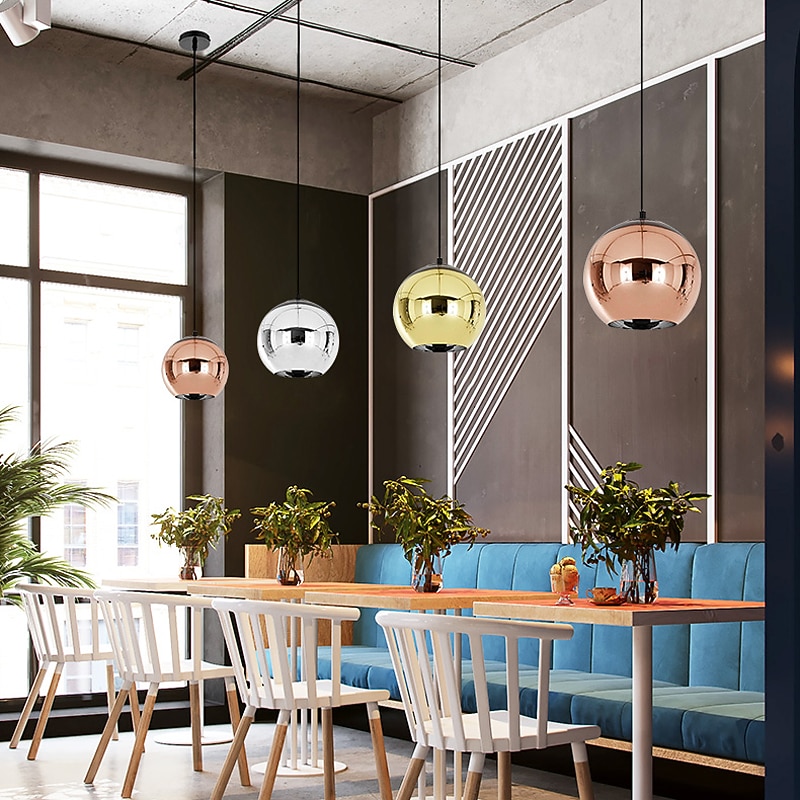 lampada a sospensione led design cluster / design singolo moderno / stile nordico per soggiorno / camera da letto / sala da pranzo vetro 110-240 v oro del 2026 a $74.99 –P2