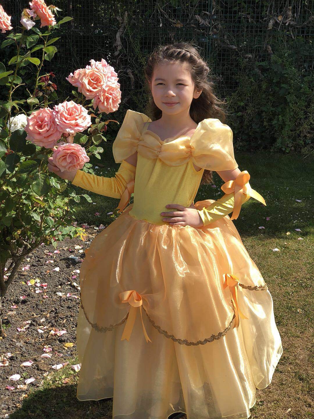 disney belle party dress Belle Tea Party Dress - Size: M (4-6)