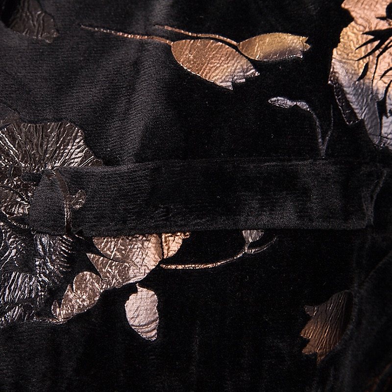 Herr Jacka Kavaj Fest Gata Håller värmen Andningsfunktion Ficka Höst Vinter Blommig Streetwear Elegant Spetsslag Normal Normal Svart Jacka 2025 - $57.99 –P6