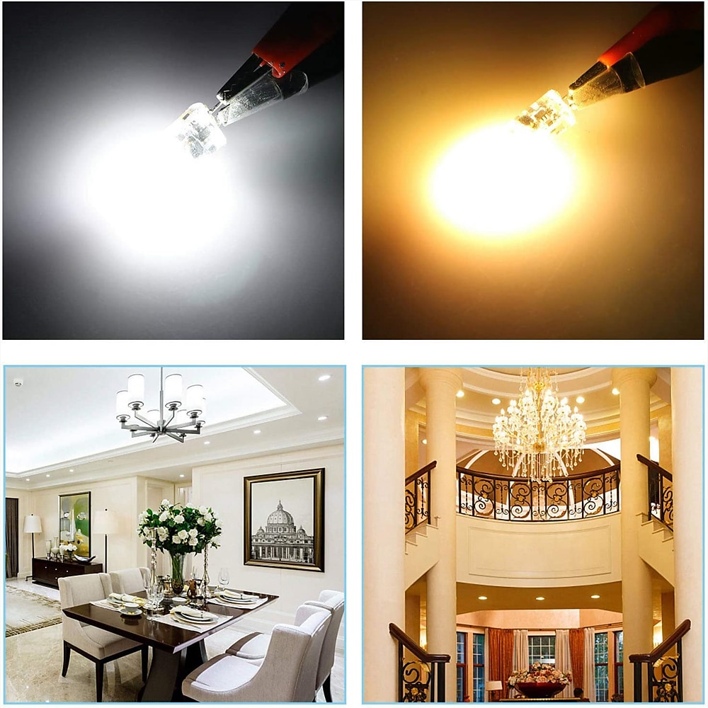 10PCS 6PCS 2PCS G4 G9 E14 LED Bulb 5W Replaces 50W Halogen Bulb 2508-COB Mini Bulb for Cabinet Landscape Chandelier Light Appliance Bulbs AC220V 2025 - $12.49 –P7