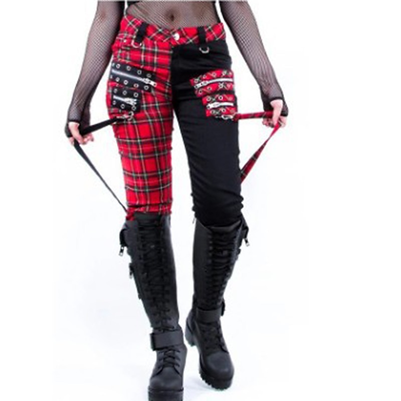 Goottityyli Punk & goottilainen Steampunk Pitkä Pituus Housut Naamiaisasu Normaali Rutto lääkäri Pluskoko Pleedi Naamiaispuku Naisten Halloween Karnevaali Naamiaiset Halloween Tanssiaiset Arki-asut 2026 - $39.99 –P4