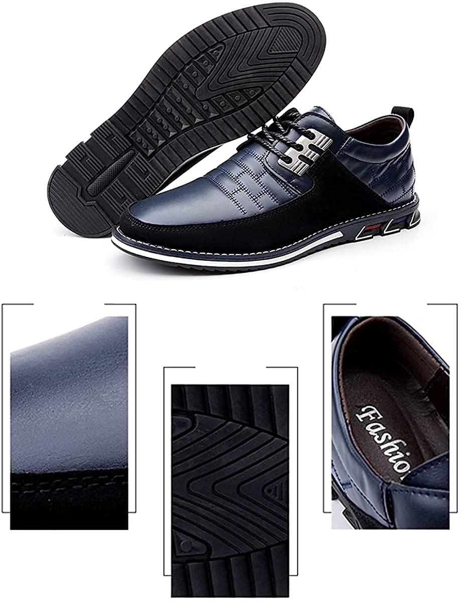 Hombre Oxfords Zapatos Derby Zapatos Confort Negocios Casual Británico Exterior Diario Oficina y carrera PU Cordones Negro Blanco Rosa Primavera Otoño Invierno 2025 - $46.99 –P4
