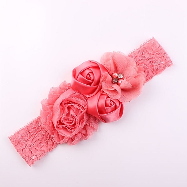 Baby Mädchen Grundlegend / Süß Sonnenblume Gestreift Kunstseide Haarzubehör Blau / Purpur / Rosa Einheitsgröße / Halstücher 2025 - $2.49 –P3