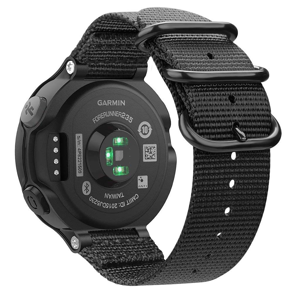 Pulseiras de Relógio para Garmin Forerunner 220/230/235/620/630/735XT Approach S20 / S6 / S5 Náilon Substituição Alça com ferramenta de remoção Ajustável Respirável Pulseira Esportiva Pulseira de 2025 por $17.99 –P2