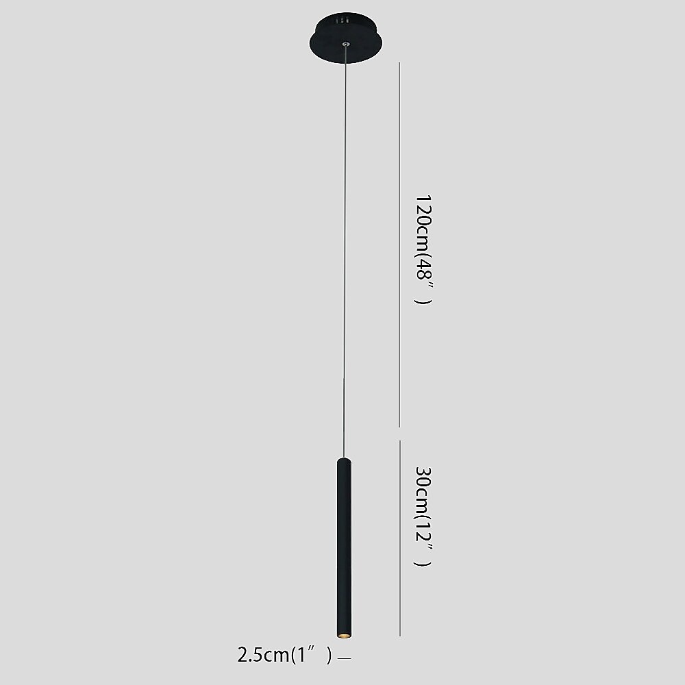 1-lys 2 stk/lot led pendel lys downlight alumnium maleri 5w varm hvit / hvit led lyskilde inkludert / led integrert/ mini stil for spisestue soverommet 2025 - $133.99 –P1