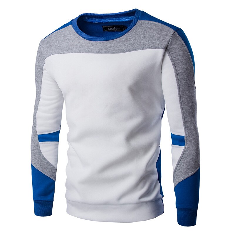 Men's Hoodie Sweatshirt Pullover Hoodie Sweatshirt Black Navy Blue Gray White Crew Neck Hooded Color Block Graffiti Print Going out Streetwear Urban Cotton Streetwear Casual Hip Hop Winter Spring 2025 - $17.99 –P1