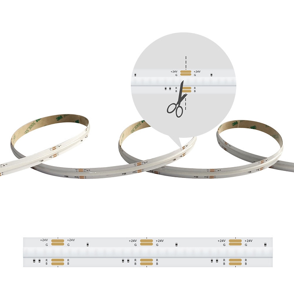 32,8 fot 10 m cob bluetooth led smart stripelys juledekor musikk synkronisering rgb app fargeendring for soverom hjemme tv baklys gjør selvinnredning 2025 - $59.99 –P1