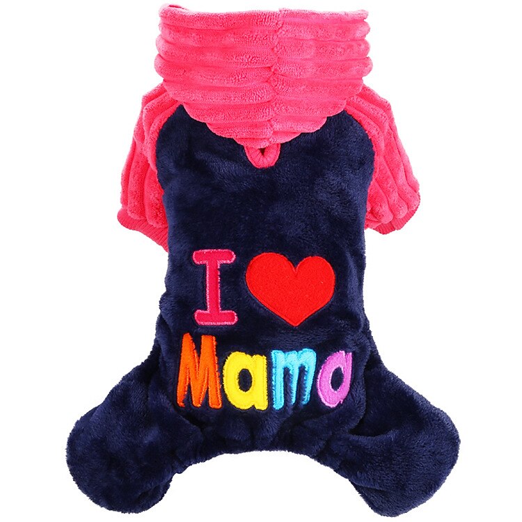 haine pentru câini îi iubesc pe tata și mama iarnă haine pentru câini pentru animale de companie paltoane pentru câini mici, mijlocii, jachete pentru pudel chihuahua (m, i love mama) 2025 - $27.99 –P2