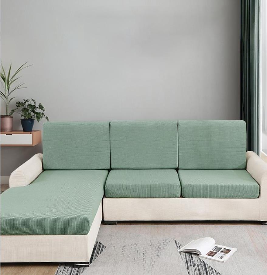 canapea extensibilă pernă scaun pernă slipcover canapea elastic fotoliu canapea fotoliu 4 sau 3 locuri gri simplu solid moale durabil lavabil 2025 - $13.99 -P2