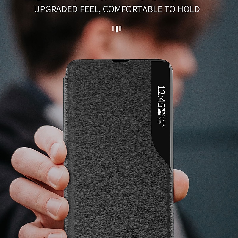 Phone Case For Samsung Galaxy S24 S22 S21 S20 Plus Ultra A54 A34 A14 A72 S10 S9 A52 A22 S25 Ultra Flip with Stand Holder Magnetic Dustproof Solid Colored TPU 2025 - $18.99 –P6