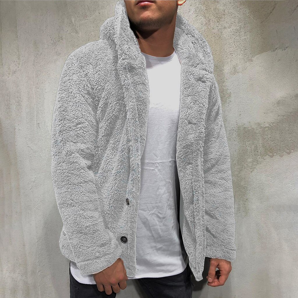 Homme Veste d'Hiver Manteau d'hiver Veste Polaire Usage quotidien Automne Coton Noir bleu marine Marron Vert Abricot Veste de 2025 ? $26.99 –P3