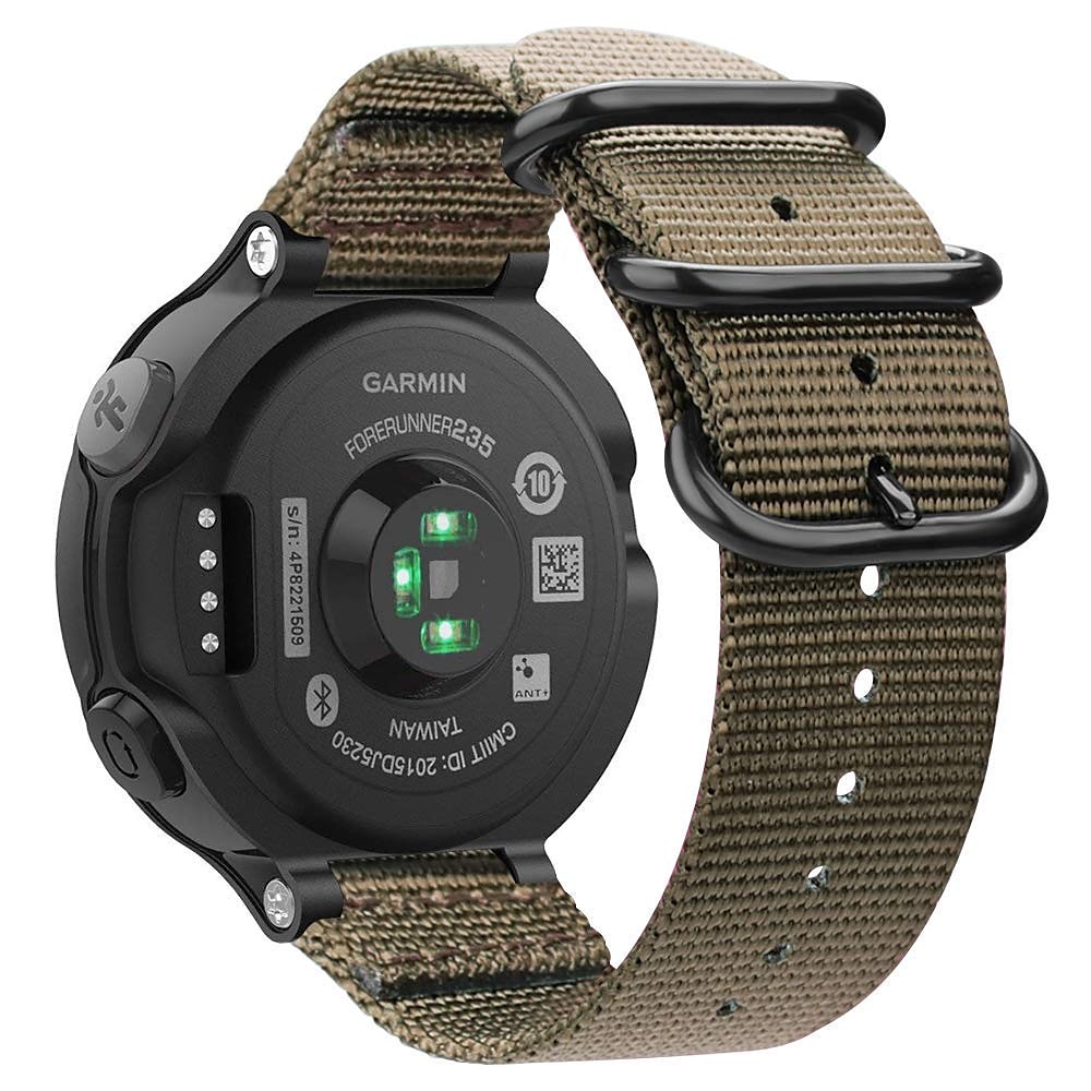 Pulseiras de Relógio para Garmin Forerunner 220/230/235/620/630/735XT Approach S20 / S6 / S5 Náilon Substituição Alça com ferramenta de remoção Ajustável Respirável Pulseira Esportiva Pulseira de 2025 por $17.99 –P4